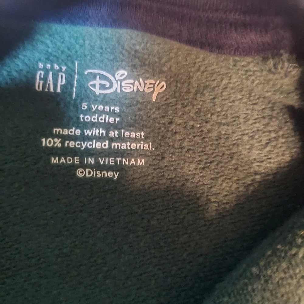 Disney/baby Gap Mickey Mouse‎ Fleece Bomber Jacket 5 Toddler Read!